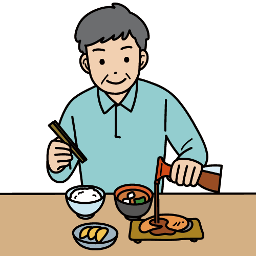 塩分が多い食事