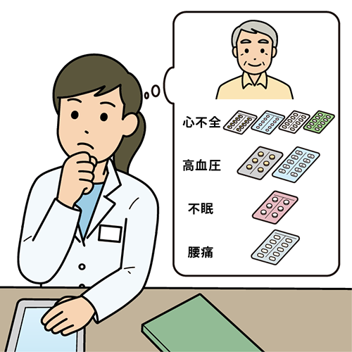 ポリファーマシーの患者さんについて考える薬剤師