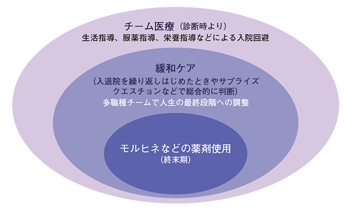 心不全チーム医療における緩和ケア